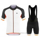 2017 Abbigliamento Ciclismo Giordana Silver Line Nero e Bianco Manica Corta e Salopette