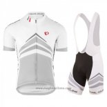 2018 Abbigliamento Ciclismo Pearl Izumi Bianco Grigio Manica Corta e Salopette