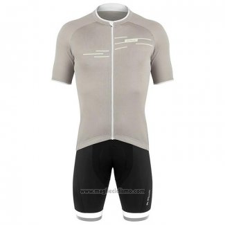 2020 Abbigliamento Ciclismo De Marchi Chiaro Grigio Manica Corta e Salopette