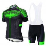 2020 Abbigliamento Ciclismo Northwave Verde Nero Manica Corta e Salopette