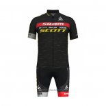 2020 Abbigliamento Ciclismo Scott Sram Nero Manica Corta e Salopette