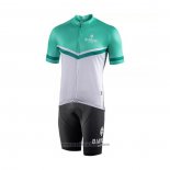 2021 Abbigliamento Ciclismo Bianchi Bianco Verde Manica Corta e Salopette