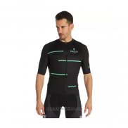 2021 Abbigliamento Ciclismo Bianchi Nero Manica Corta e Salopette(2)