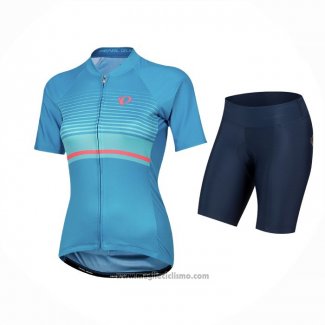 2021 Abbigliamento Ciclismo Donne Pearl Izumi Celeste Manica Corta e Salopette