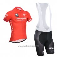 2014 Abbigliamento Ciclismo Giro d'Italia Rosso Manica Corta e Salopette