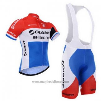 2015 Abbigliamento Ciclismo Giant Shimano Manica Corta e Salopette