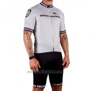 2016 Abbigliamento Ciclismo Rock Racing Argentato Manica Corta e Salopette