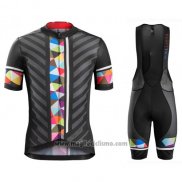 2016 Abbigliamento Ciclismo Trek Bontrager Nero e Rosso Manica Corta e Salopette