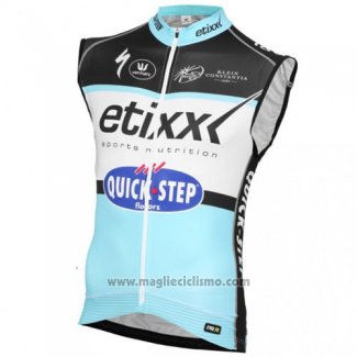 2016 Gilet Antivento Etixx Quick Step Nero e Blu