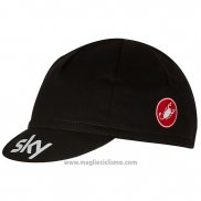 2017 Sky Cappello Ciclismo Nero