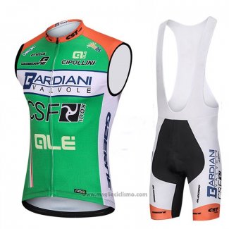 2018 Gilet Antivento Bardiani Csf Verde