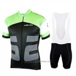 2019 Abbigliamento Ciclismo Nalini Verde Nero Manica Corta e Salopette