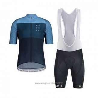 2020 Abbigliamento Ciclismo Maloja Blu Manica Corta e Salopette