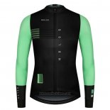 2020 Abbigliamento Ciclismo NDLSS Nero Verde Manica Lunga e Salopette