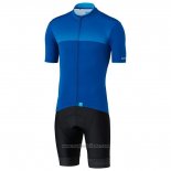 2020 Abbigliamento Ciclismo Shimano Blu Manica Corta e Salopette