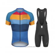 2021 Abbigliamento Ciclismo De Marchi Giallo Blu Manica Corta e Salopette