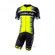 2021 Abbigliamento Ciclismo Nalini Giallo Manica Corta e Salopette