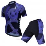 2021 Abbigliamento Ciclismo R Star Viola Manica Corta e Salopette