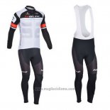 2013 Abbigliamento Ciclismo Nalini Bianco Manica Lunga e Salopette