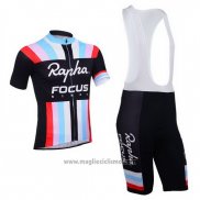 2013 Abbigliamento Ciclismo Rapha Nero Manica Corta e Salopette