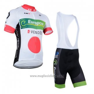 2014 Abbigliamento Ciclismo Europcar Campione Giappone Manica Corta e Salopette