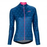 2016 Abbigliamento Ciclismo Donne Nalini Rosa e Blu Manica Lunga e Salopette