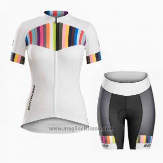2016 Abbigliamento Ciclismo Trek Arancione e Bianco Manica Corta e Salopette