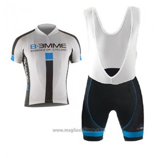 2017 Abbigliamento Ciclismo Biemme Identity Bianco Manica Corta e Salopette