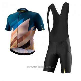 2017 Abbigliamento Ciclismo Izoaro Marrone Manica Corta e Salopette