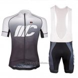 2018 Abbigliamento Ciclismo Cipollini Shading Grigio Manica Corta e Salopette