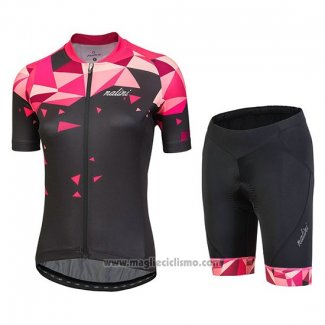 2018 Abbigliamento Ciclismo Donne Nalini CHIC Rosso Manica Corta e Salopette