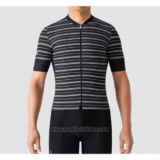 2019 Abbigliamento Ciclismo La Passione Stripe Nero Manica Corta e Salopette