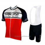 2019 Abbigliamento Ciclismo Nalini Bianco Rosso Nero Manica Corta e Salopette