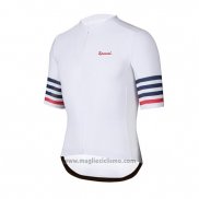 2019 Abbigliamento Ciclismo Spexcel Bianco Manica Corta e Salopette