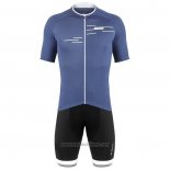 2020 Abbigliamento Ciclismo De Marchi Blu Manica Corta e Salopette