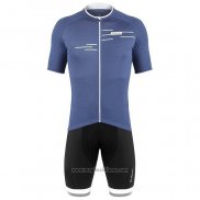 2020 Abbigliamento Ciclismo De Marchi Blu Manica Corta e Salopette