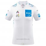 2020 Abbigliamento Ciclismo Tour de France Bianco Manica Corta e Salopette(2)