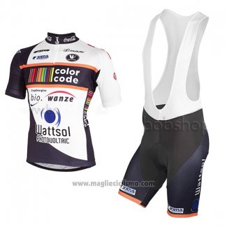 2013 Abbigliamento Ciclismo Color Code Nero Manica Corta e Salopette