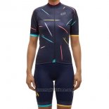 2017 Abbigliamento Ciclismo Donne Maap X Ella Nero Manica Corta e Salopette