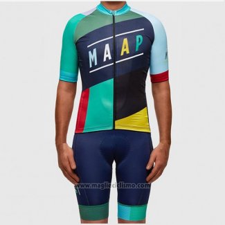 2017 Abbigliamento Ciclismo Maap Blu e Celeste Manica Corta e Salopette