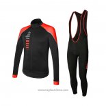 2021 Abbigliamento Ciclismo RH+ Rosso Manica Lunga e Salopette(2)