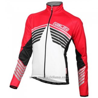 2016 Abbigliamento Ciclismo Nalini Bianco e Rosso Manica Lunga e Salopette