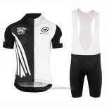 2018 Abbigliamento Ciclismo Assos SS.Capeepicxc Bianco Manica Corta e Salopette