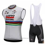 2018 Gilet Antivento Lotto Soudal Bianco