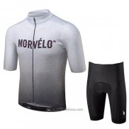 2020 Abbigliamento Ciclismo Morvelo Grigio Manica Corta e Salopette