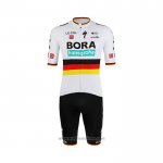 2022 Abbigliamento Ciclismo Bora-Hansgrone Bianco Manica Corta e Salopette