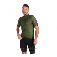 2022 Abbigliamento Ciclismo Gore Verde Manica Corta e Salopette