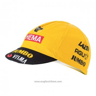 2022 Jumbo Visma Cappello CiclismoNero Giallo