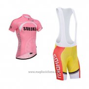 2014 Abbigliamento Ciclismo Fox Cyclingbox Fuxia Manica Corta e Salopette