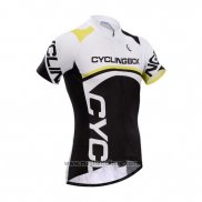 2014 Abbigliamento Ciclismo Fox Cyclingbox Giallo e Nero Manica Corta e Salopette